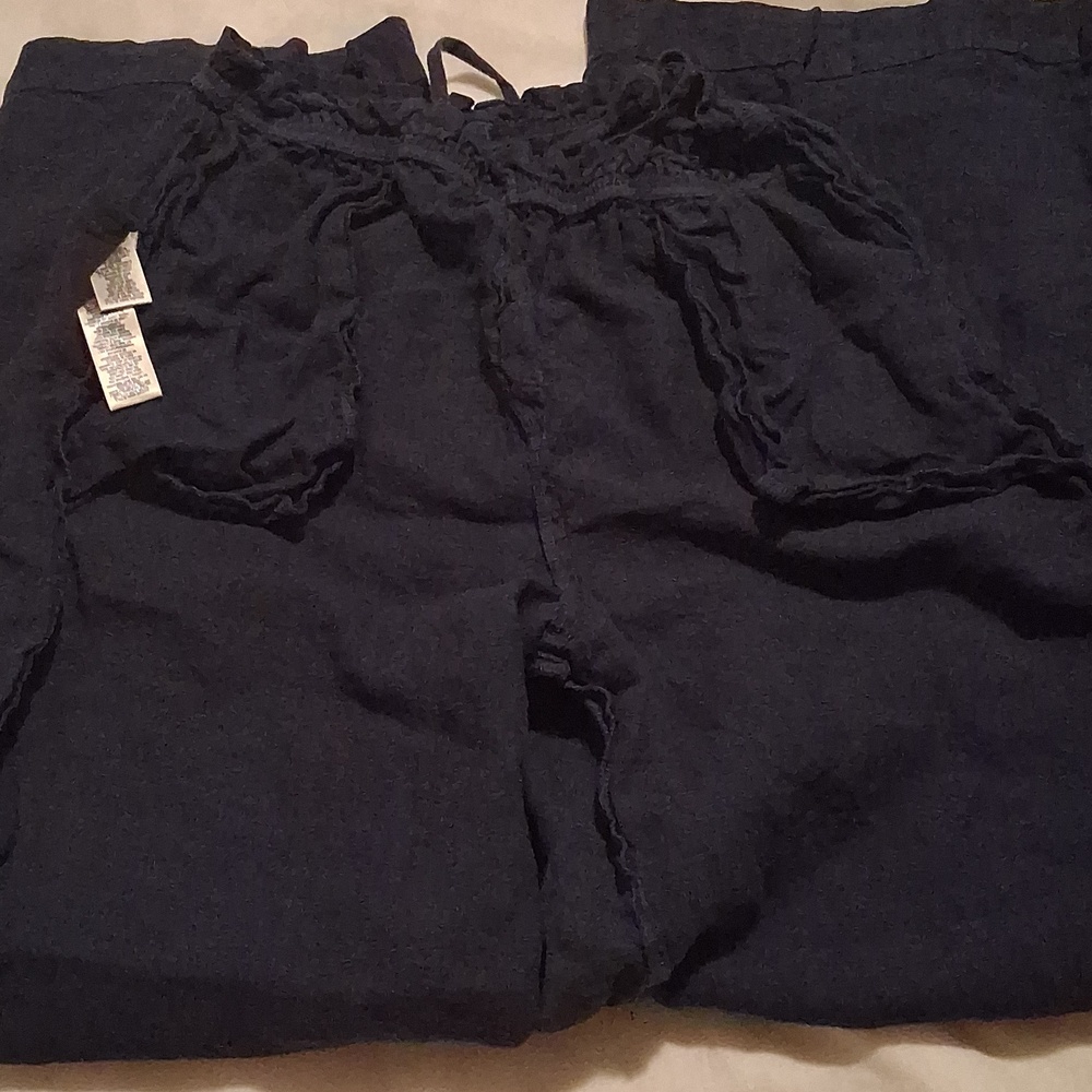 Cloth and stone Navy Wide-Leg Pants - Picture 6 of 6